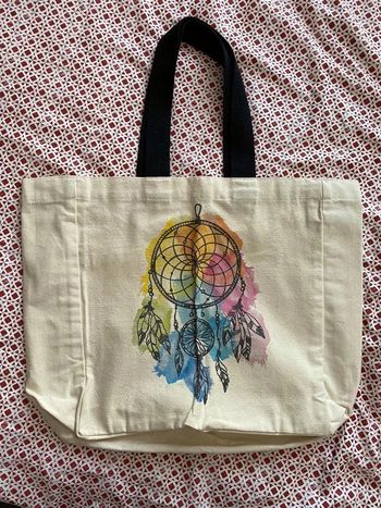 Sac en toile inspi indienne