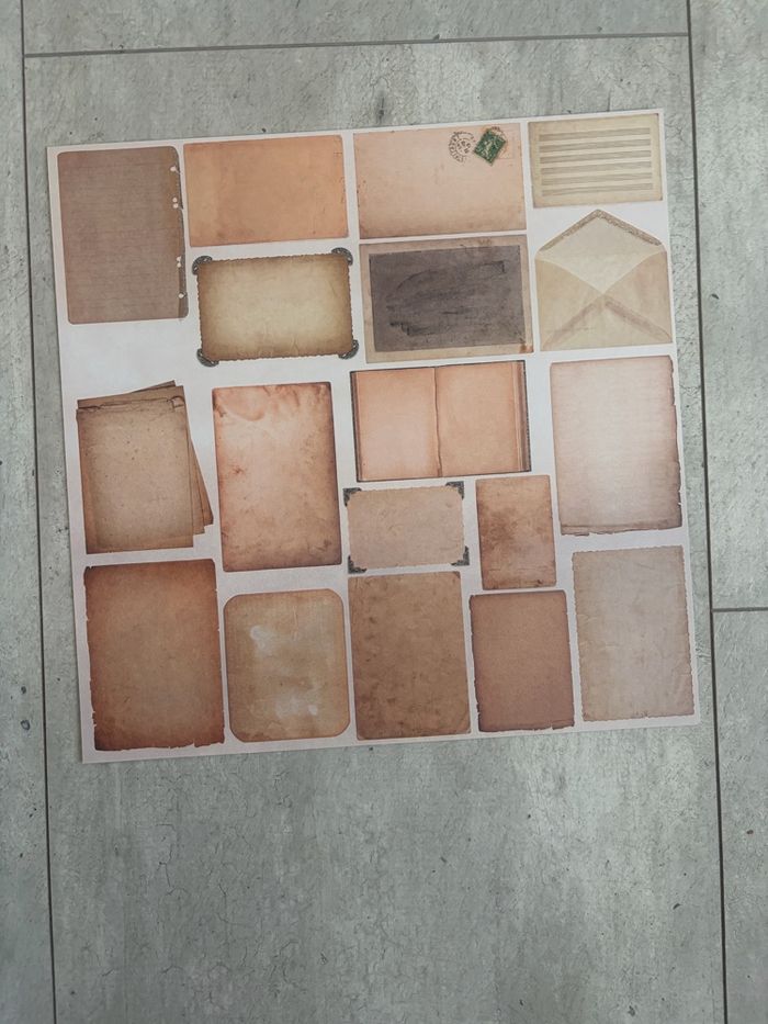 Lot de feuilles pour scrapbooking lot 5 - photo numéro 9