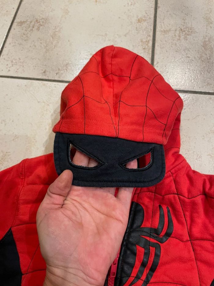 Sweat zippé Spiderman 5-6ans - photo numéro 5