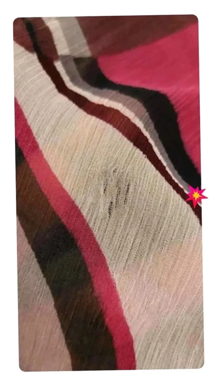Blouse transparente avec détails cloutés, neuve, taille 40 - photo numéro 6