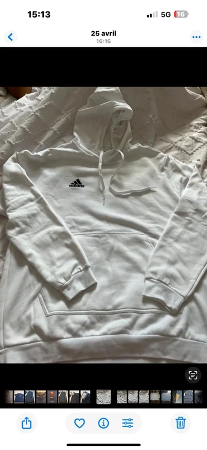 Sweat blanc neuf - photo numéro 5
