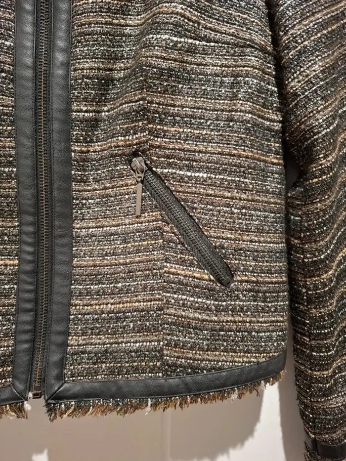 Veste tweed lumineuse - S - photo numéro 4