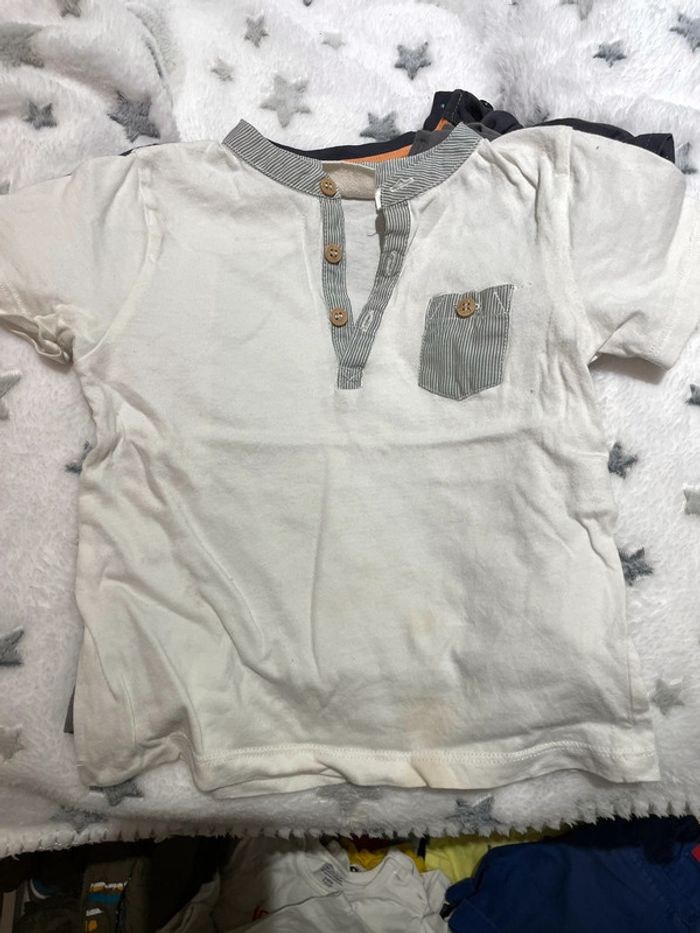 Lot 10 T-shirt 18 mois - photo numéro 8