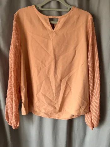 Blouse rose poudré