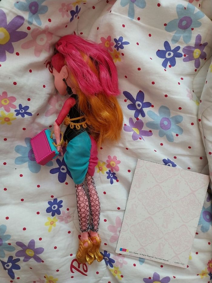 Poupée Gigi Grant New Scaremester Monster High Mattel RARE 2014 - photo numéro 4