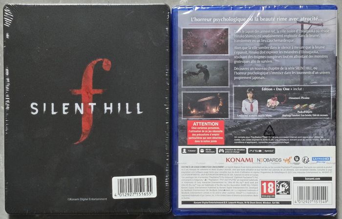Silent hill F Ps5 avec  steelbook neuf sous Blister - photo numéro 2