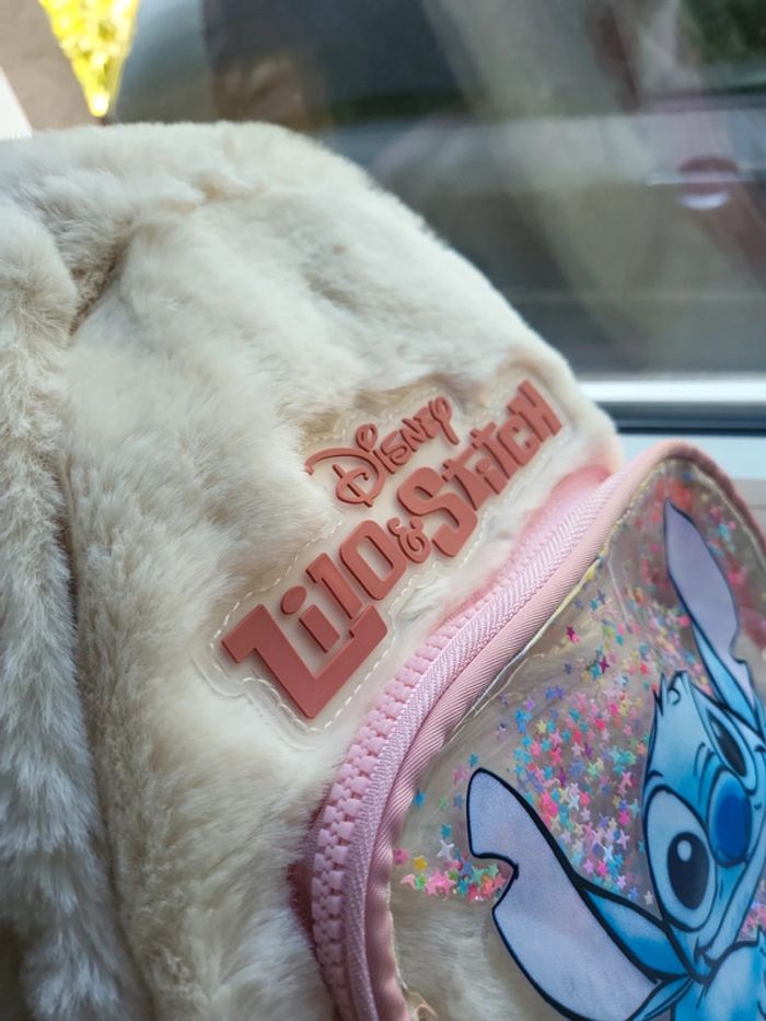 Sac à dos doux peluche stitch maternelle rentrée - photo numéro 4