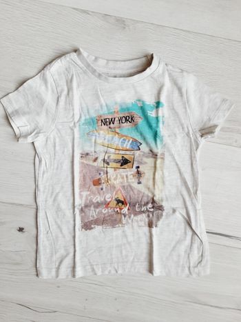 Vêtement garçon tee-shirt manches courtes plage Kiabi 5 ans