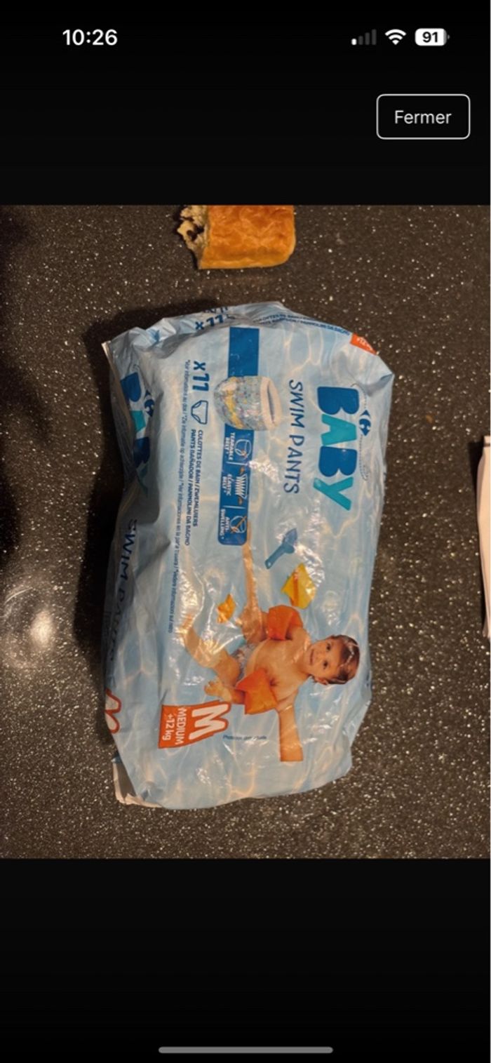 Couche de piscine