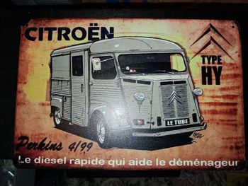 Plaque citroen
