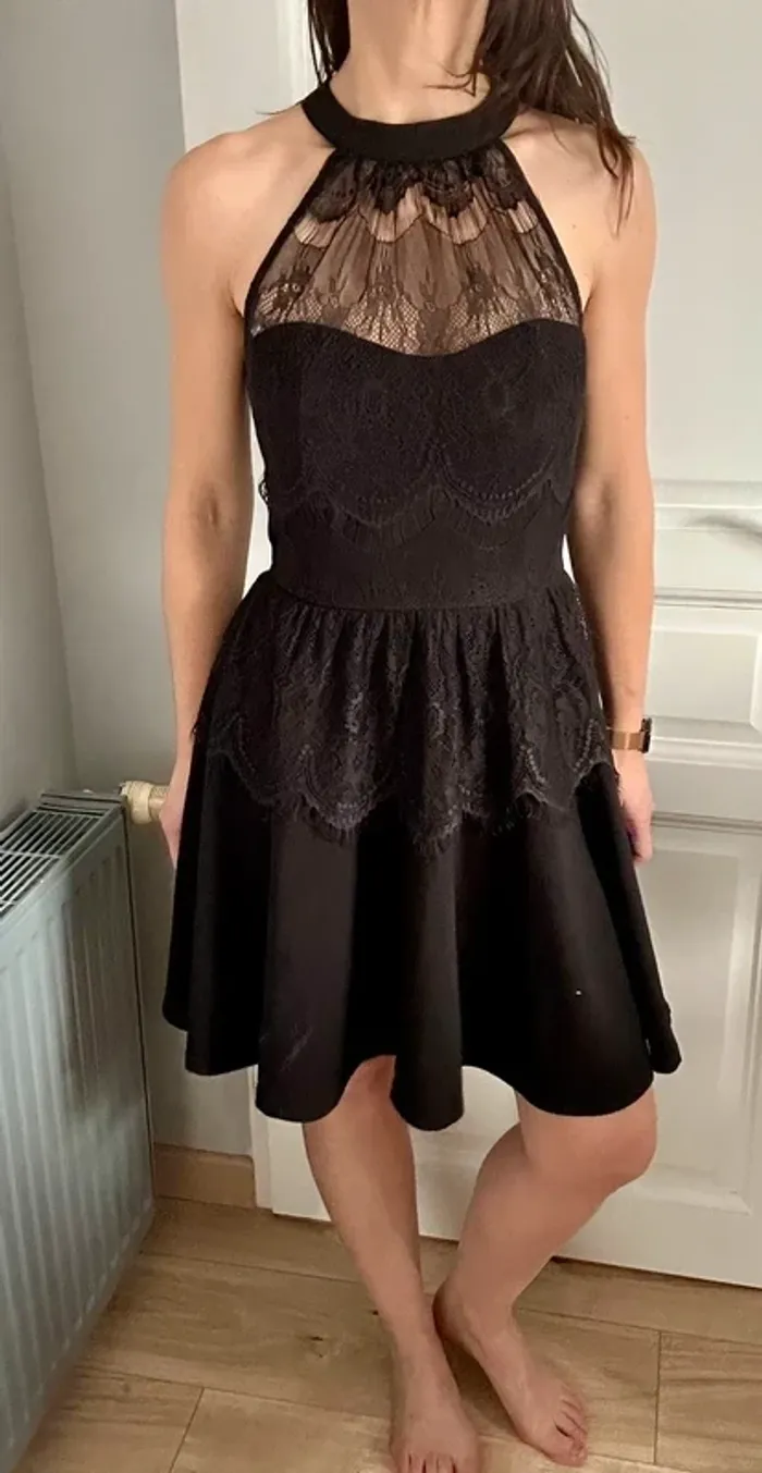 Robe patineuse Morgan noire dentelle – T36 (S) - photo numéro 6