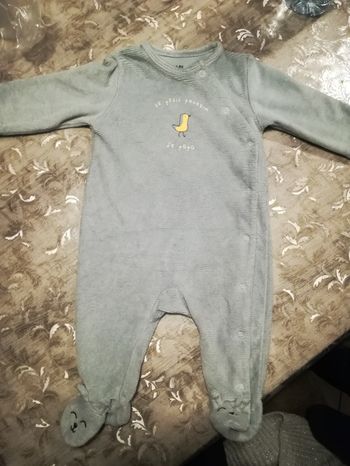 Pyjama velours 6 mois garçon