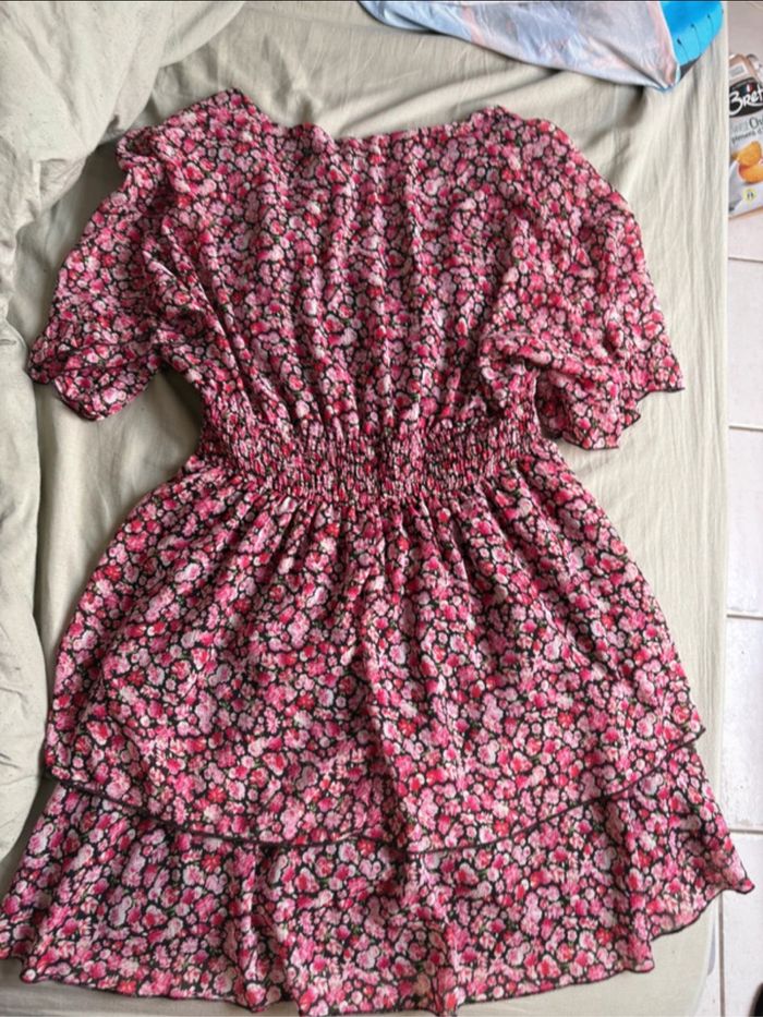 robe rose courte