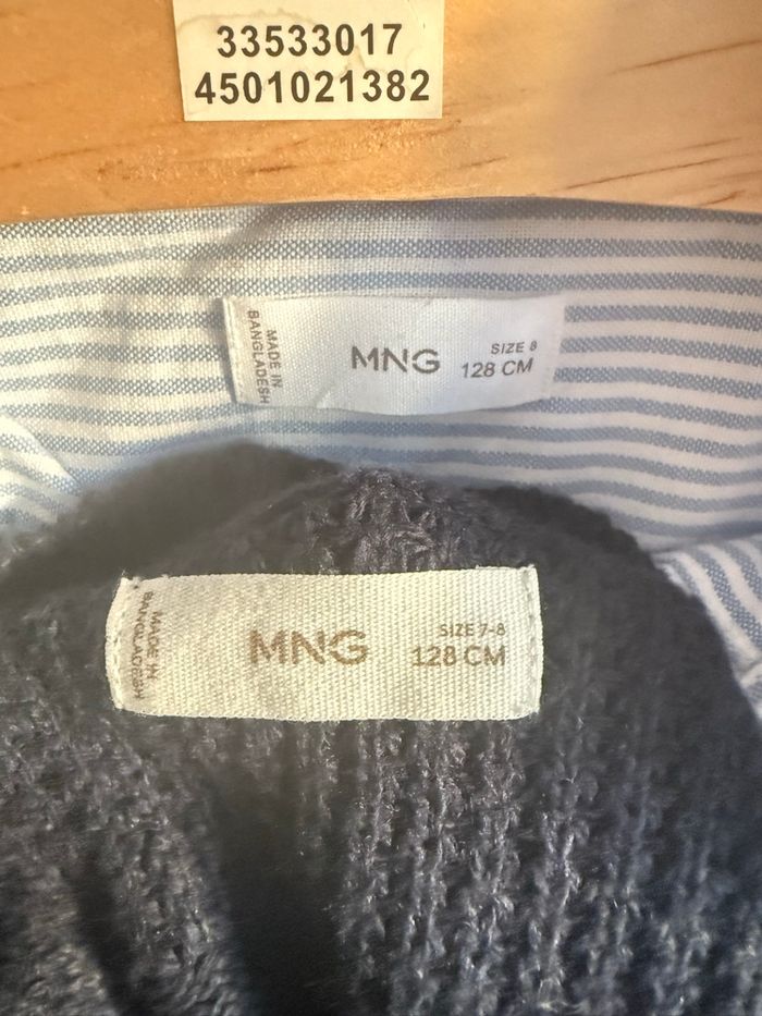 Ensemble pull et chemise Mango garçon - photo numéro 5