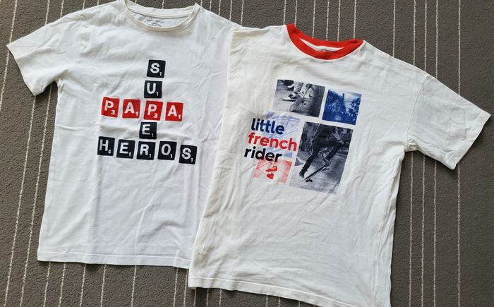 Lot 2 tee-shirts citons bio 14 ans