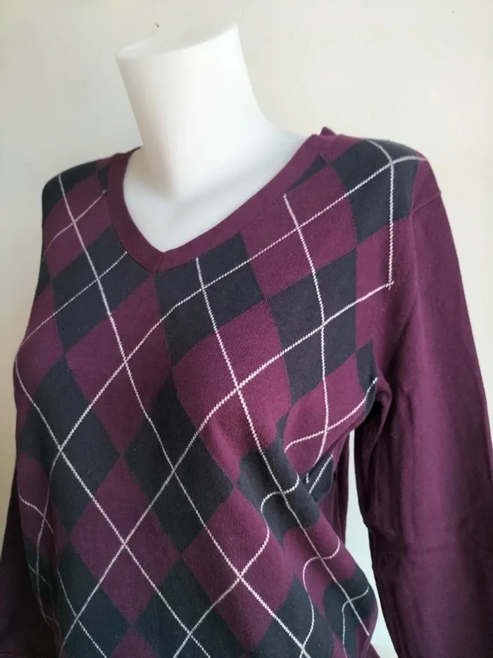 Pull Femmes Col V Tommy Hilfiger - Taille L - photo numéro 2