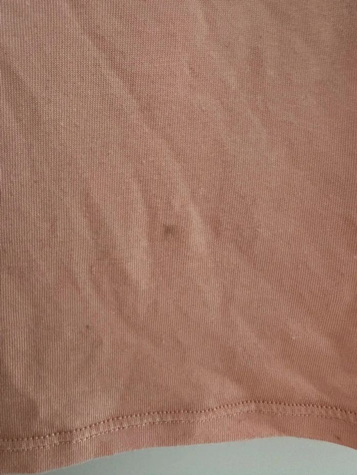 T-shirt abricot pour femme taille L - photo numéro 7