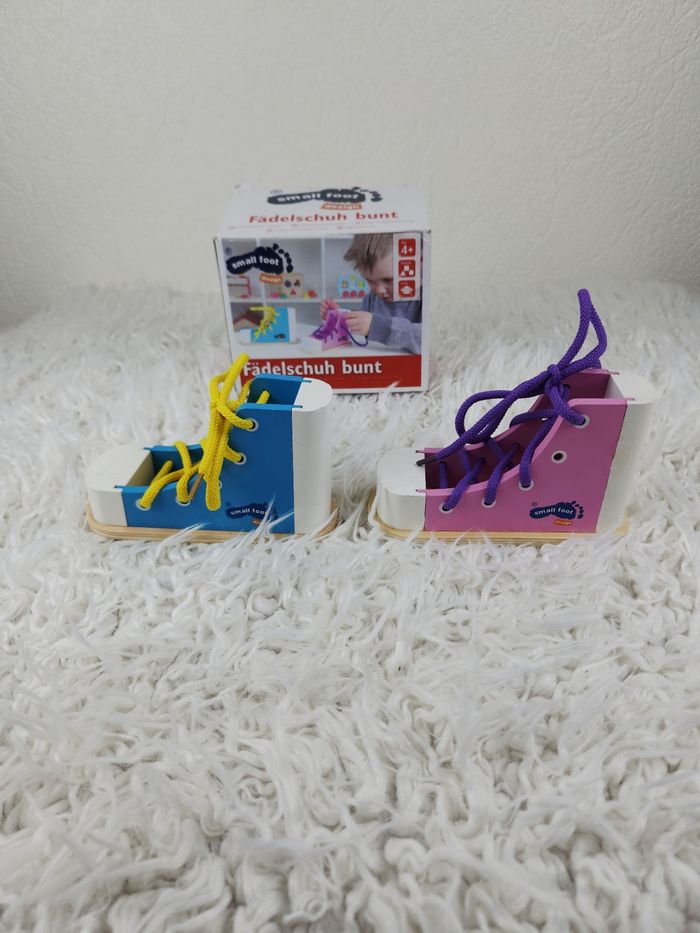 Small Foot Set de chaussures en bois marque Fadelschuh Bunt 🎅 - photo numéro 3