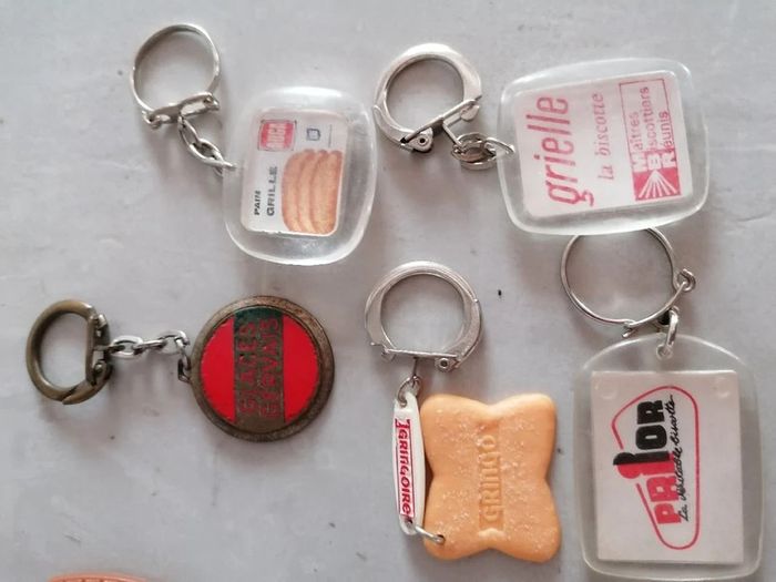 lot de 24 porte cle theme biscuit - photo numéro 2