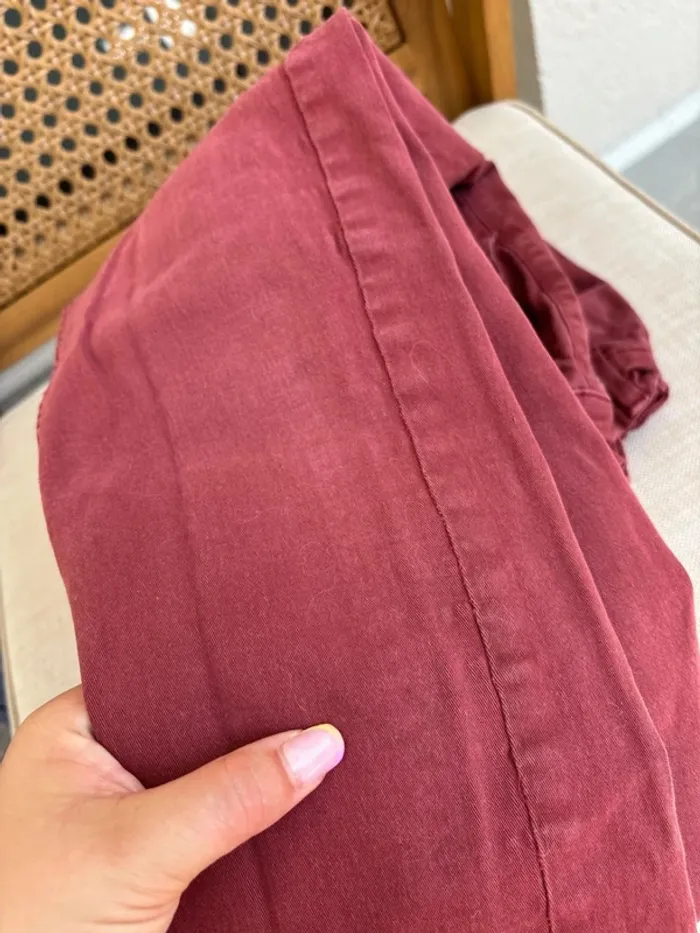 Chino rouge bordeaux - photo numéro 8