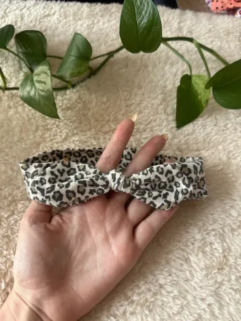 Bandeau noeud léopard