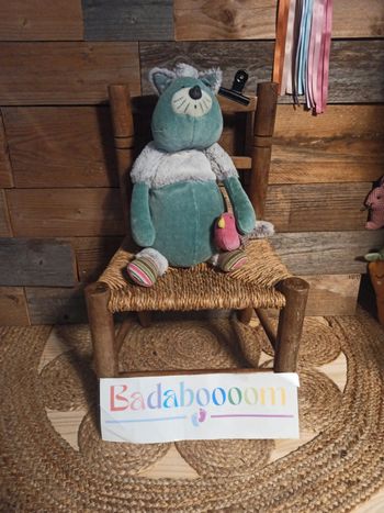 Peluche chat les Pachats moulin roty tbe