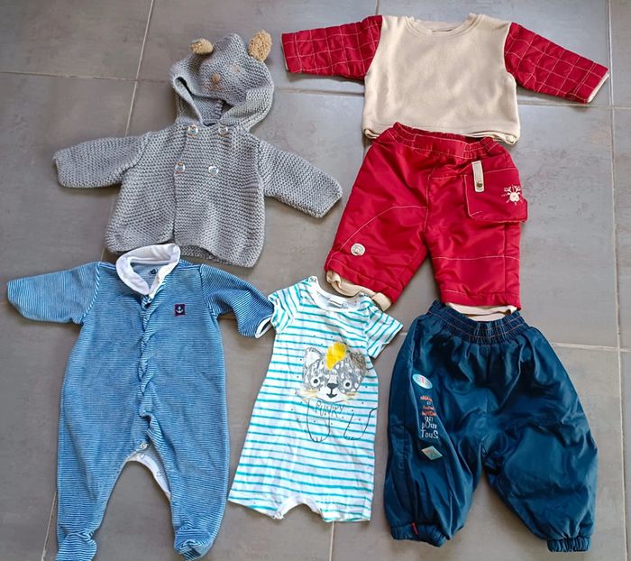 Lot de vêtements en 6 mois garçon