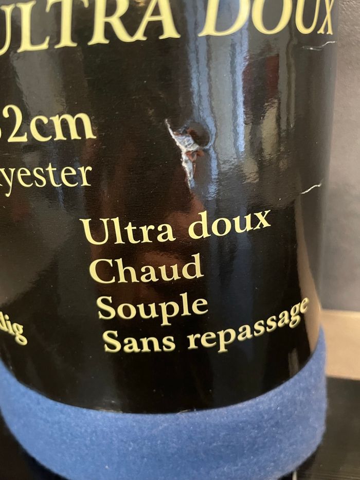 Plaid polaire marine - photo numéro 3