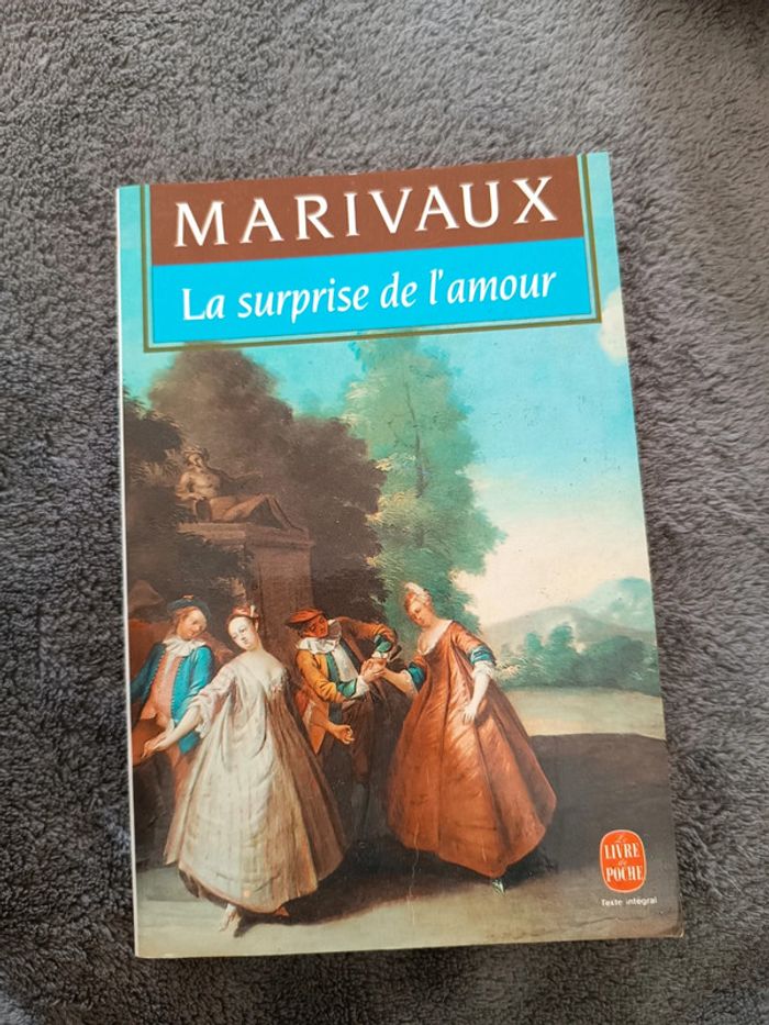Livre de Marivaux la surprise de l'amour