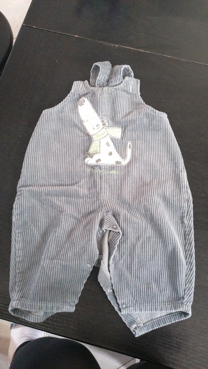 Salopette short 6 mois