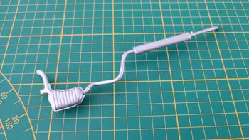 Ligne échappement pièce détachée miniature Burago Renault Megane Sport 1/18 1/18e 1/18ème #B52