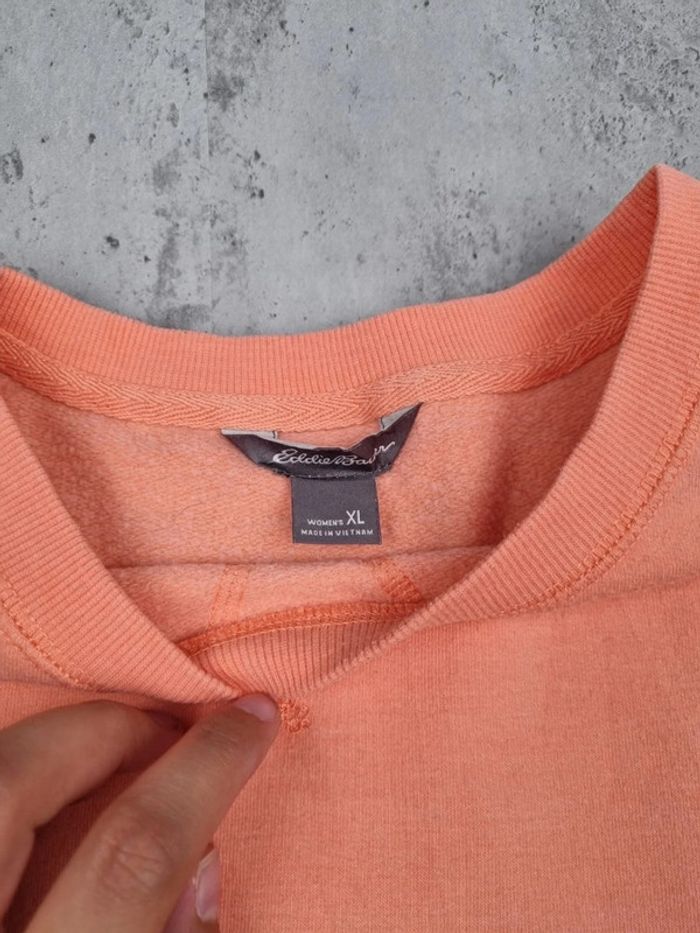 Sweat Eddie Bauer rose saumon – Taille XL Femme - photo numéro 5