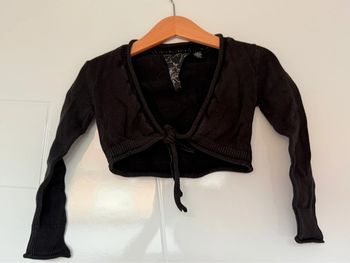 Boléro Okaidi noir en 3ans