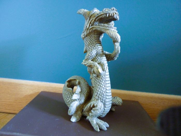 Decoration aquarium poisson dragon balinese ancre gouvernail lot TBE - photo numéro 4