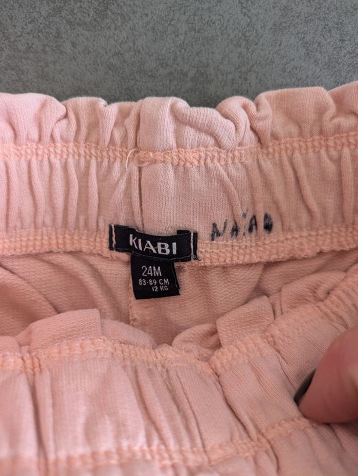 Petit short rose été bébé fille Kiabi 3 ans - photo numéro 3