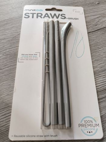 Paille silicone