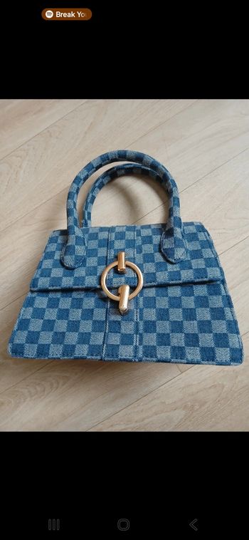Sac à main style vichy