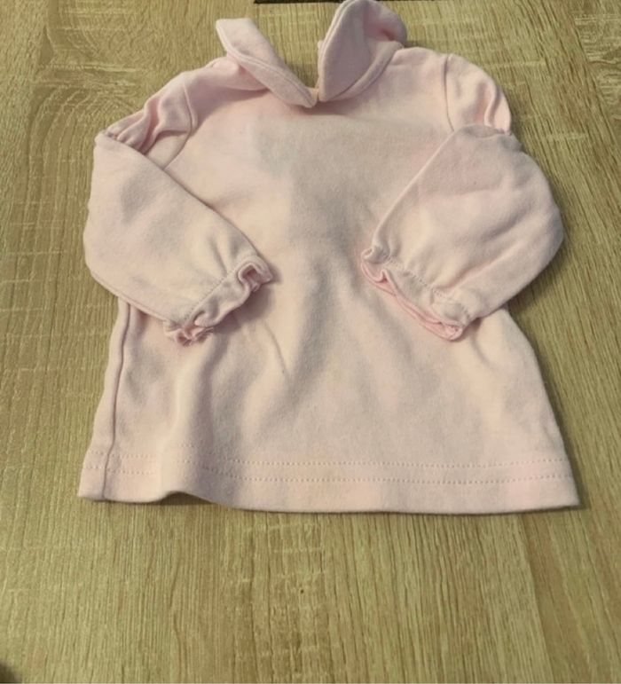 Lot 4 T-shirt bébé fille 1 mois - photo numéro 4