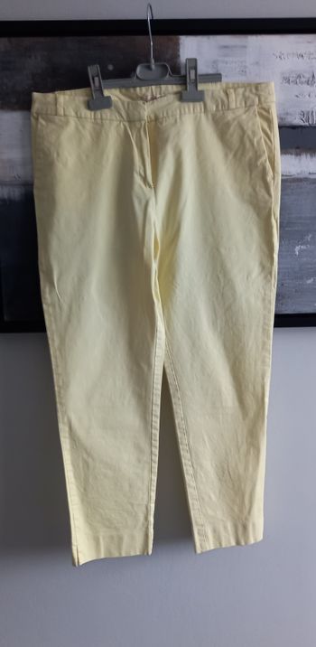 Pantalon jaune Camaieu