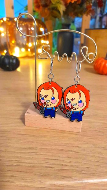 Boucles d'oreilles Chucky