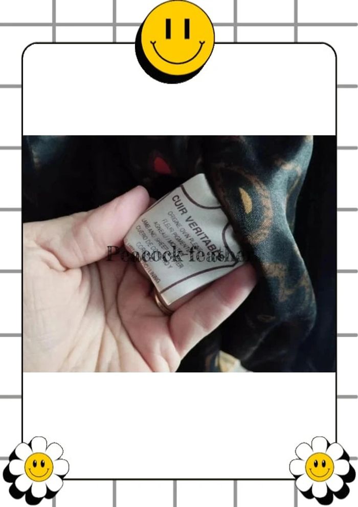 Veste cuir véritable homme noir 56 - photo numéro 15
