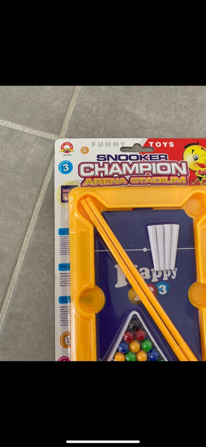 Jeu de poche et d'adresse billard 🎱 enfant - photo numéro 5