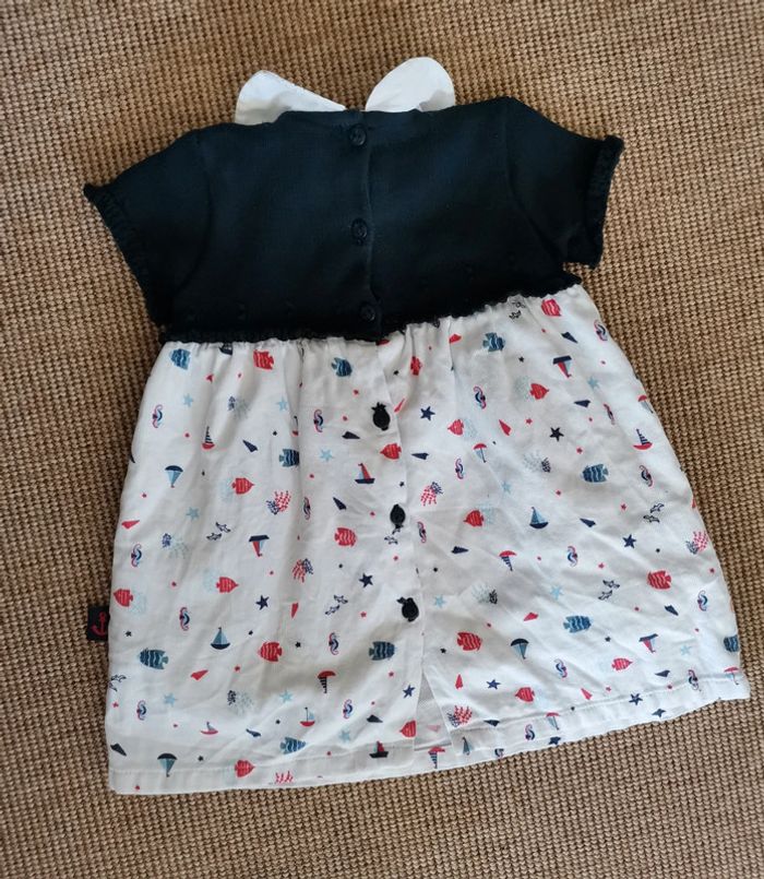 Robe les petits cœurs à la mer 1 an - photo numéro 2