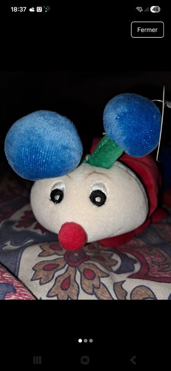 Grande Peluche Chenille d'Éveil Maxita - 54 cm - NEUVE avec Étiquette