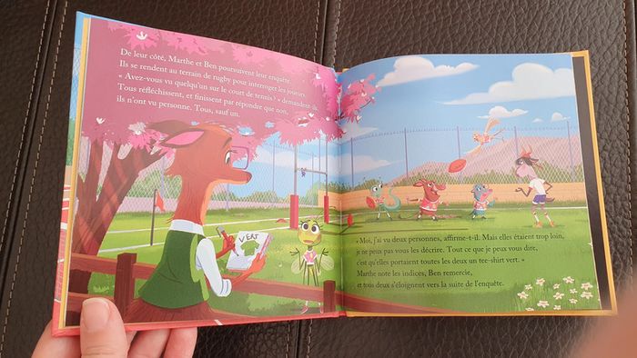 Lot de 2 livres : Le club de tennis et Le Match de Rugby - photo numéro 5