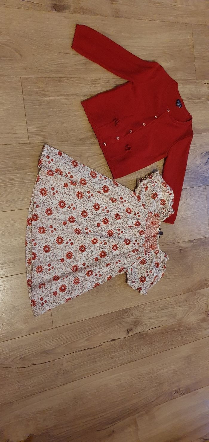 Ensemble robe et gilet 36 mois sergent major