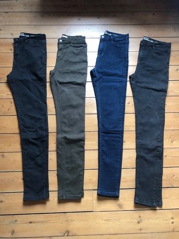 Lot de 4 jeans fille - skinny - taille 36