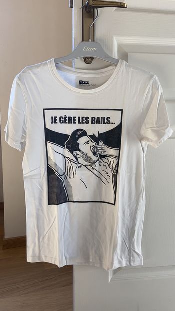 Tee-Shirt blanc Bizzbee