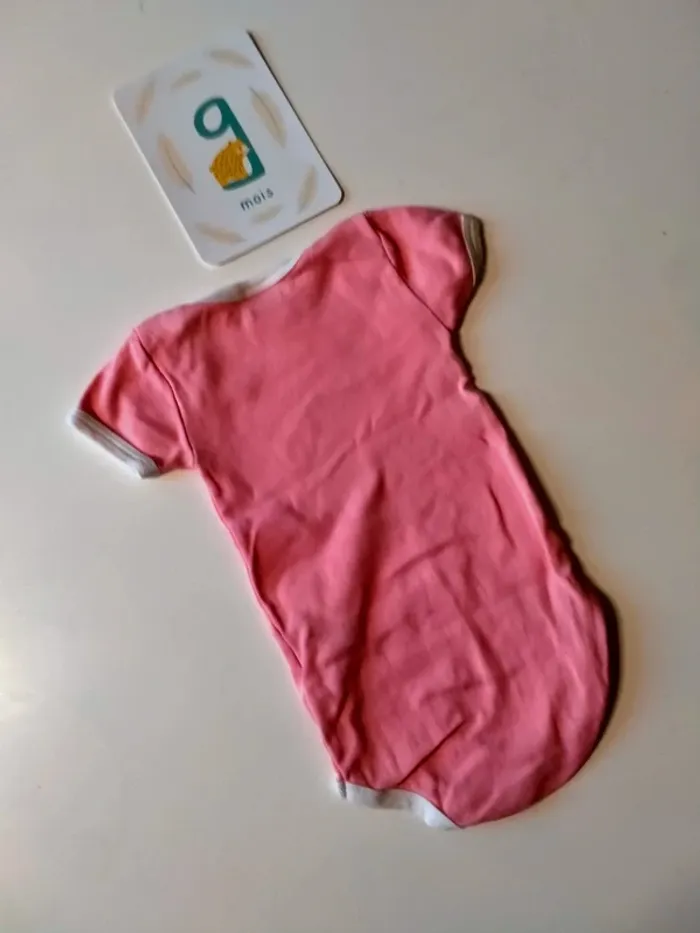 Body rose Petit Bateau Taille 9 mois - photo numéro 5