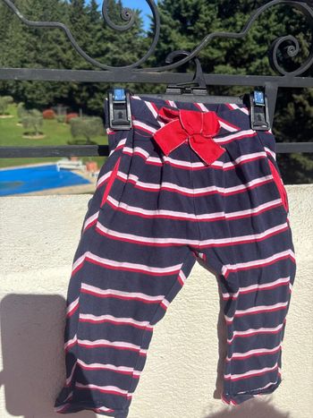 Pantalon fin en coton catimini 24M